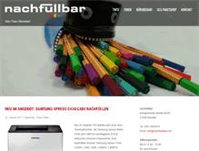 Tablet Screenshot of nachfuellbar.com
